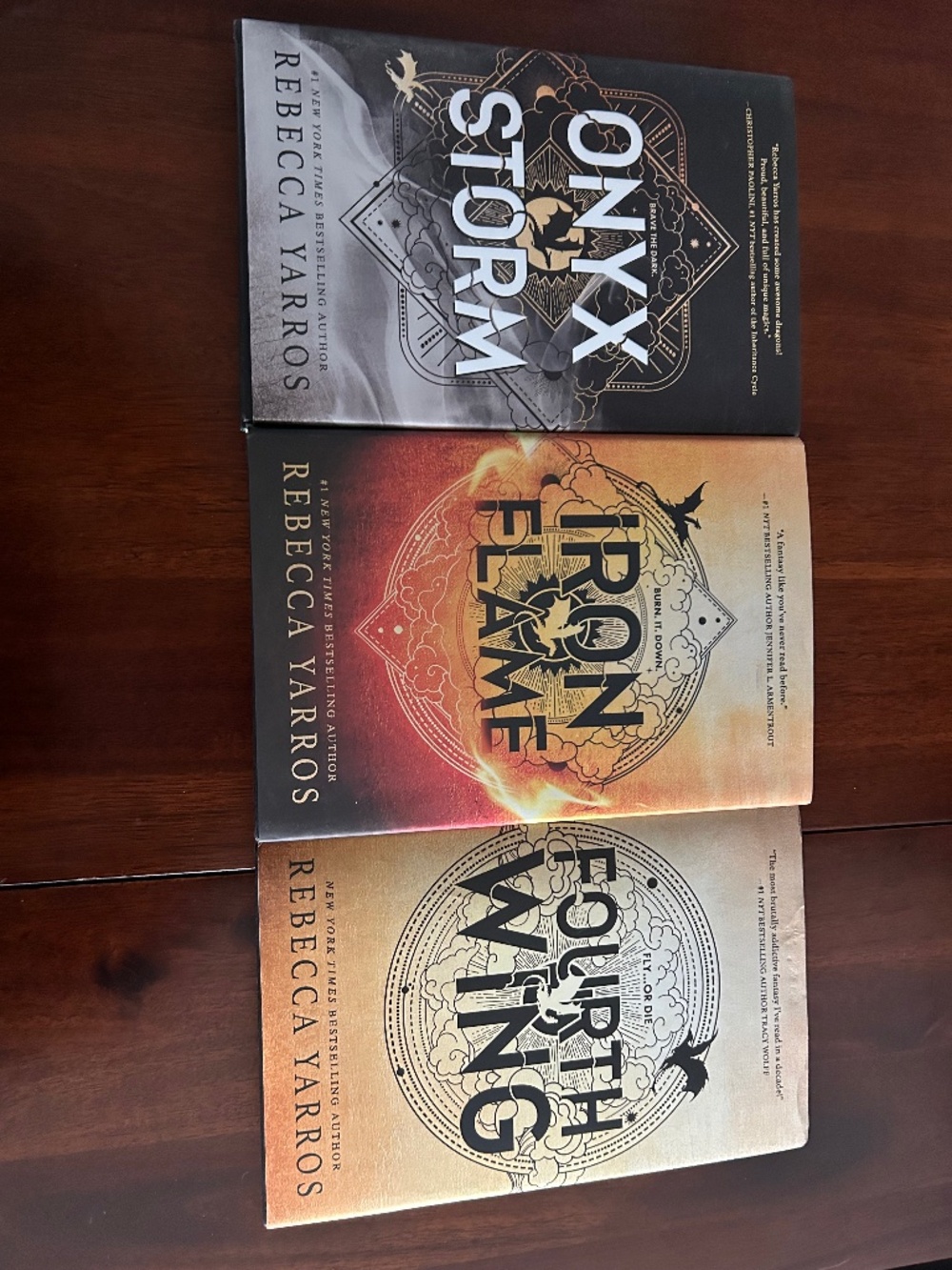 The Empyrean Series Set - Fourth Wing, Iron Flame & Onyx Storm ⛈️